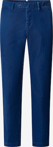 Pantalon chino Hackett London en bleu : devant