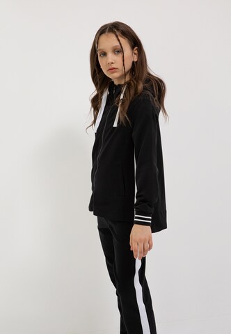 Gulliver Zip-Up Hoodie in Black