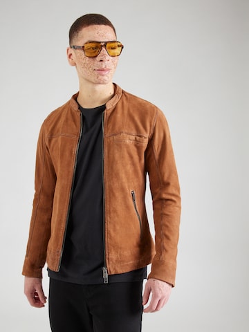 FREAKY NATION Between-season jacket 'Zino' in Brown: front