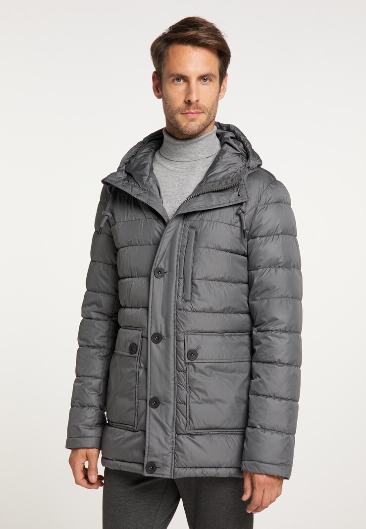 Jackets DreiMaster Klassik Quilted & puffer jackets Grey