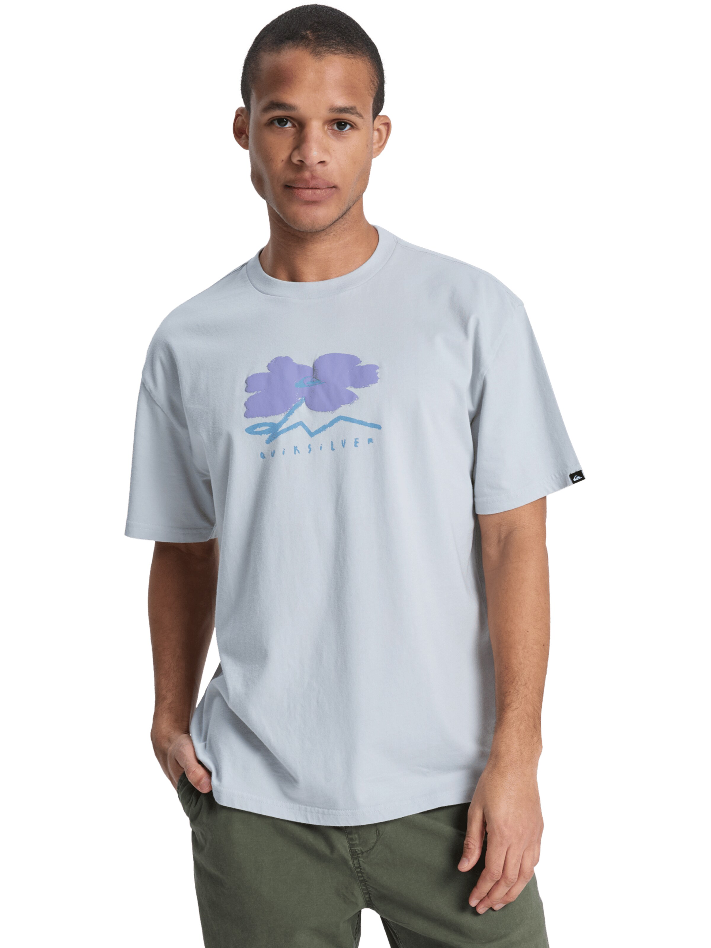 QUIKSILVER T-Shirt in Blau: Vorderseite