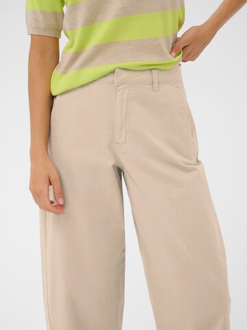 Barrel Pantaloni 'KAmette' de la Kaffe pe bej