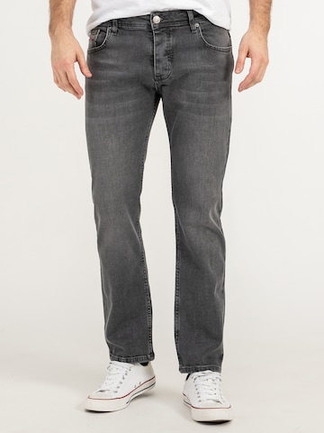 Lorenzo Loren Regular Jeans in Grey: front
