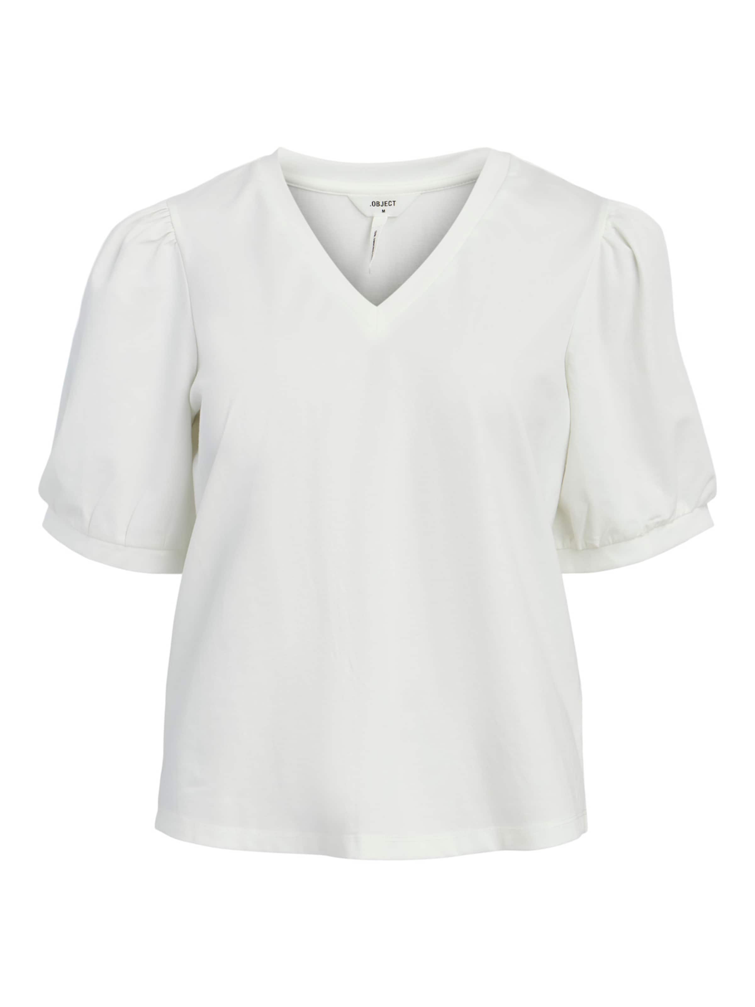 OBJECT Tričko 'Caroline' - Biela: predná strana