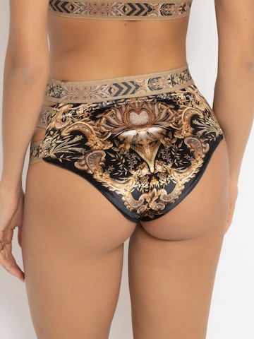 JIORO Bikinihose 'GOLDEN STRIPES'‌ in Mischfarben