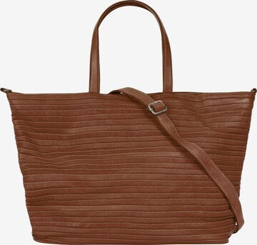 Cabas Samantha Look en marron : devant