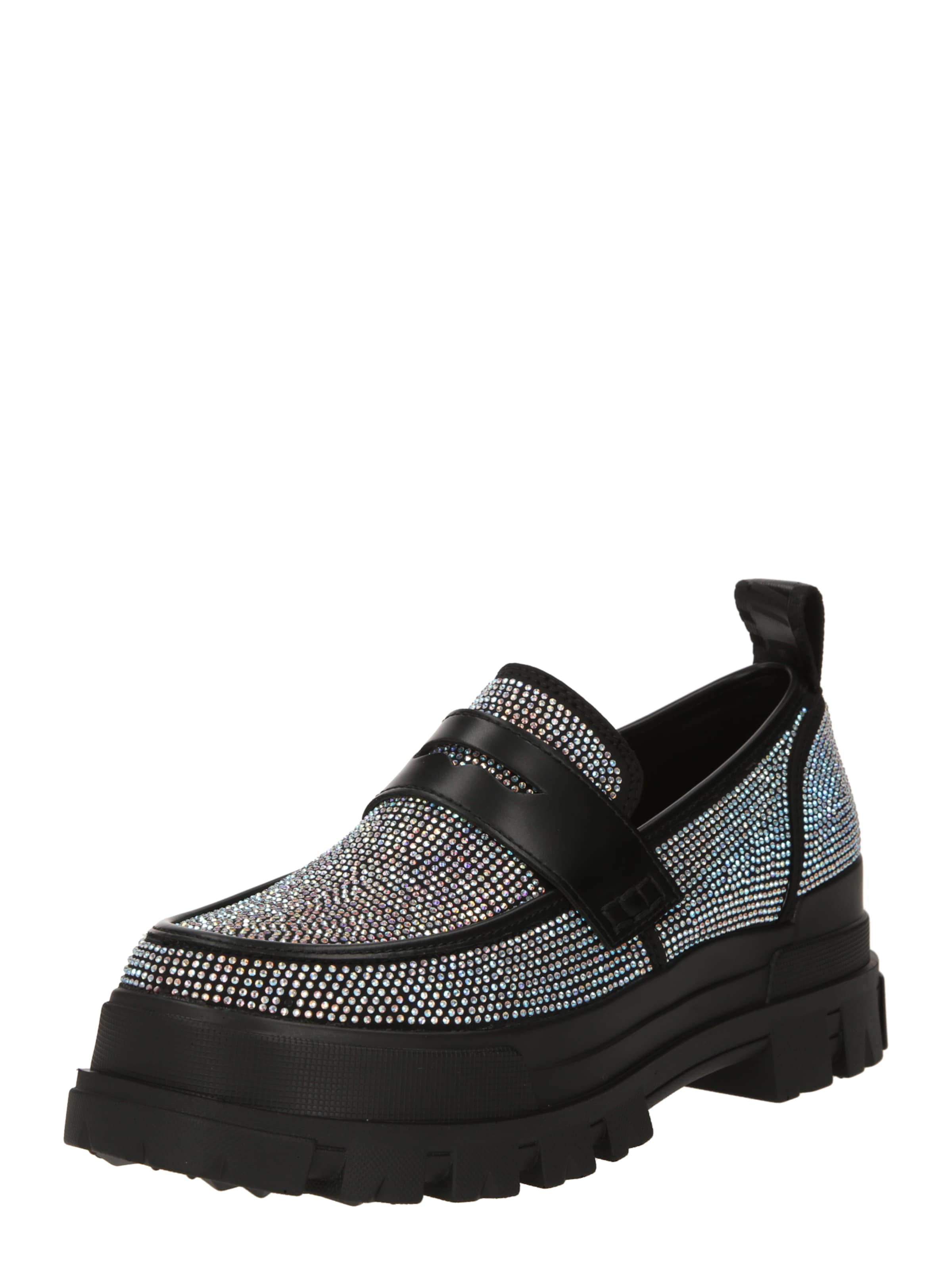 BUFFALO - Sapato Slip-on 'ASPHA' em preto: frente