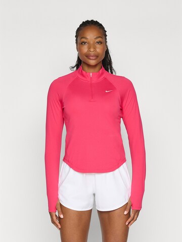 NIKE Performance shirt 'TEMPO' in Pink: front