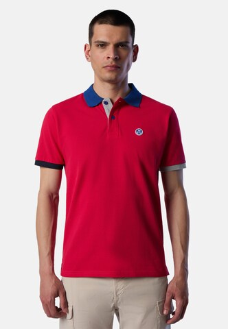 T-Shirt North Sails en rouge : devant