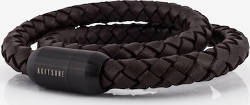Akitsune Bracelet 'Navis' in Brown: front