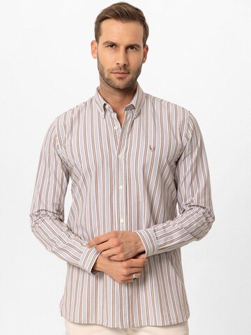 Regular fit Camicia di By Diess Collection in marrone