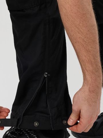 SWEDEMOUNT - regular Pantalón de montaña 'Nordkap' en negro