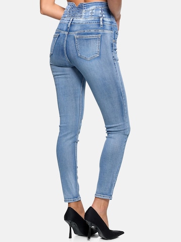 Skinny Jean Elara en bleu