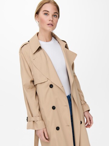 ONLY Between-seasons coat 'Chloe' in Beige