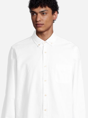 AÉROPOSTALE Regular fit Button Up Shirt in White