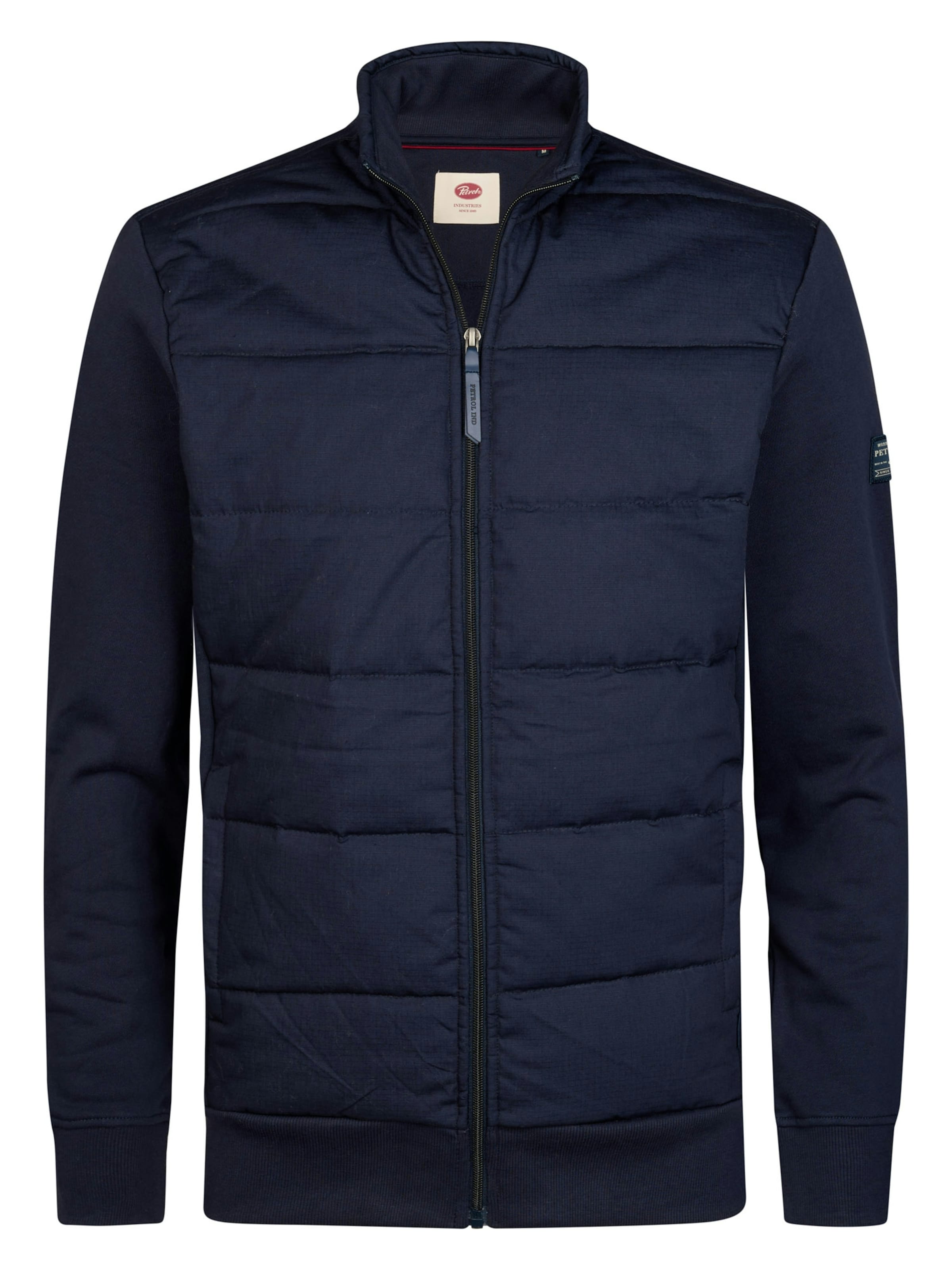 Petrol Industries - Chaqueta de entretiempo en azul: frente