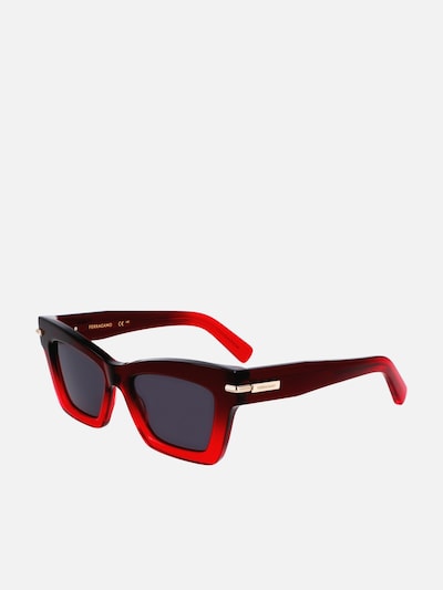 FERRAGAMO Sonnenbrille‌ in 52 in rot, Produktansicht
