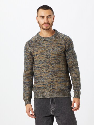 !Solid Sweater 'Daric' in Blue: front