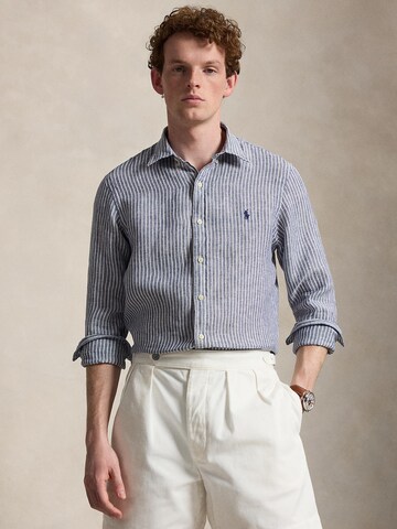 Regular fit Camicia di Polo Ralph Lauren in blu: frontale