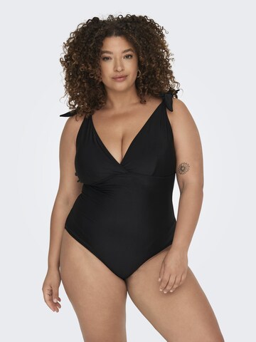 ONLY Carmakoma Swimsuit in Black: front