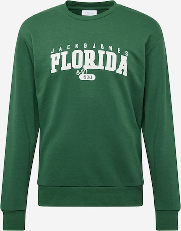 JACK & JONES Sweatshirt 'CORY' in Groen: voorkant