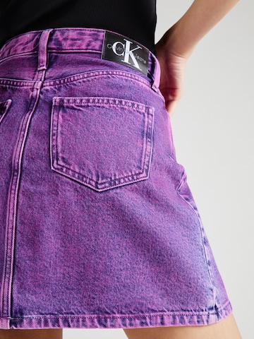 Jupe Calvin Klein Jeans en violet