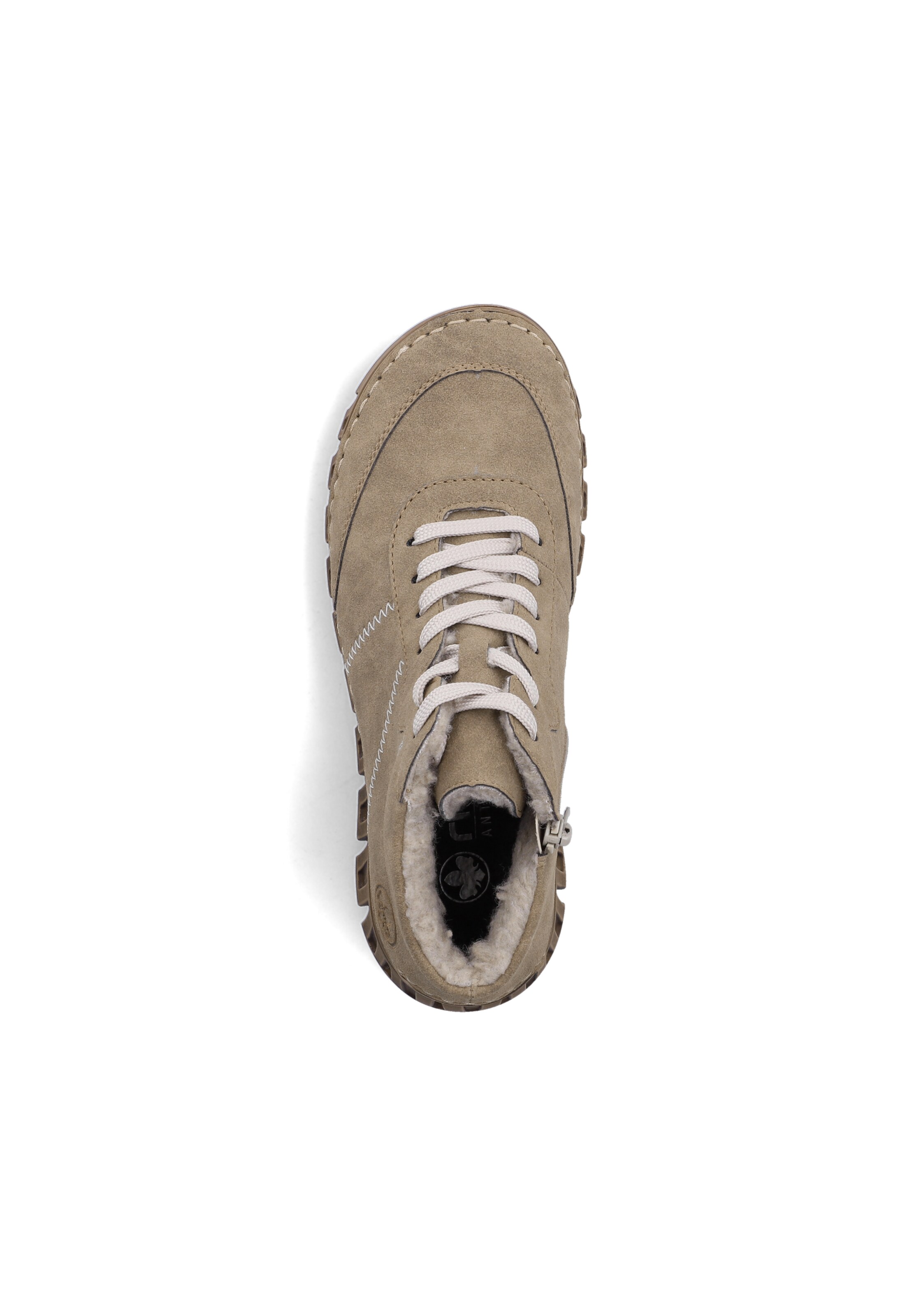 Bottines à lacets Rieker en beige