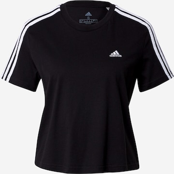 ADIDAS PERFORMANCE T-Shirt in Schwarz: front