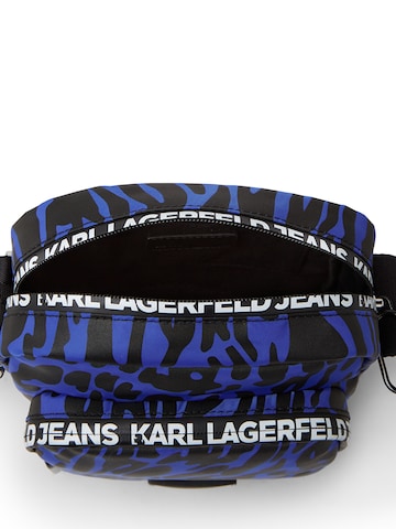 KARL LAGERFELD JEANS Чанта за през рамо тип преметка в синьо