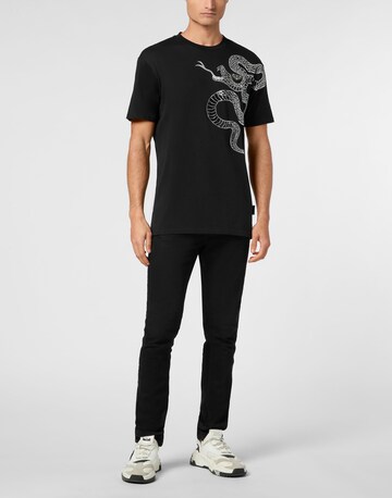 Philipp Plein - Camiseta 'Snake' en negro