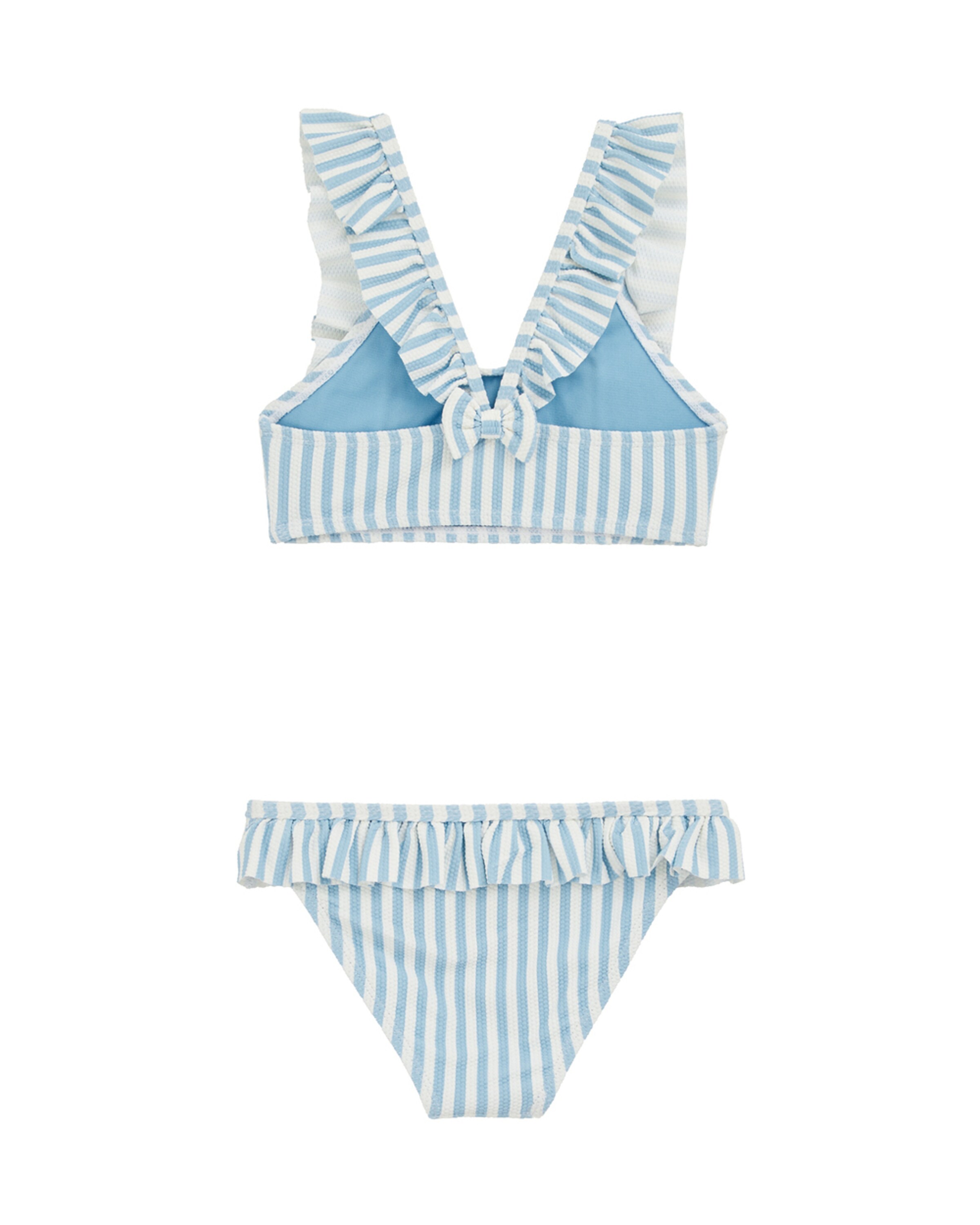 WE Fashion Õlapaelteta topp Bikiinid, värv sinine