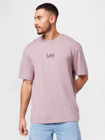Lee Shirt in Lila: voorkant