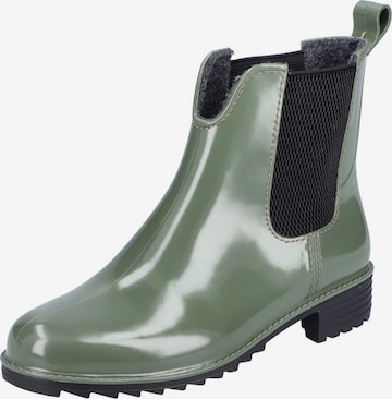 Rieker Rubber Boots in Green: front