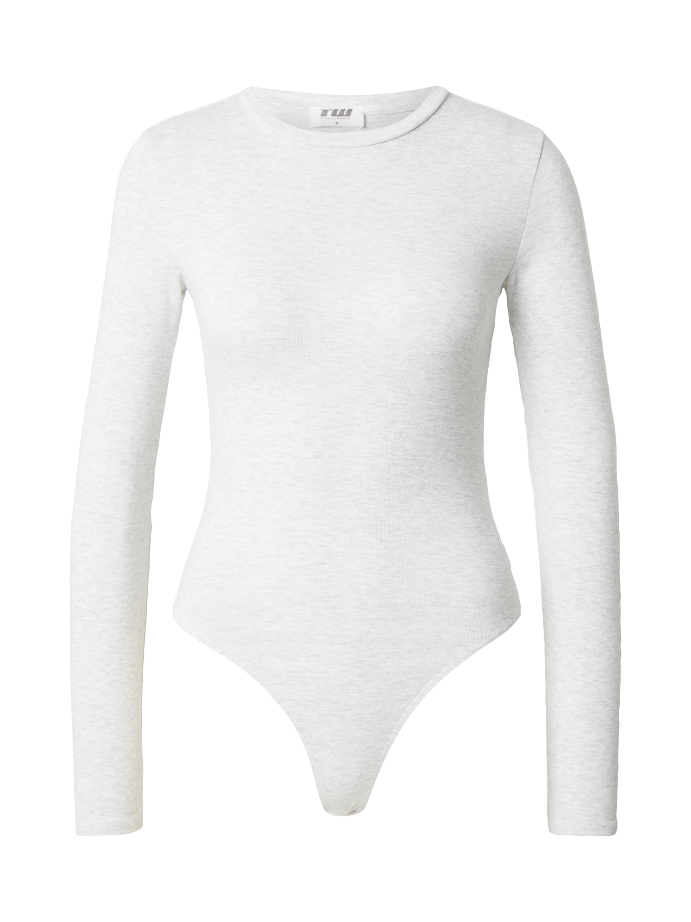 Tally Weijl Shirt bodysuit in Grey: front