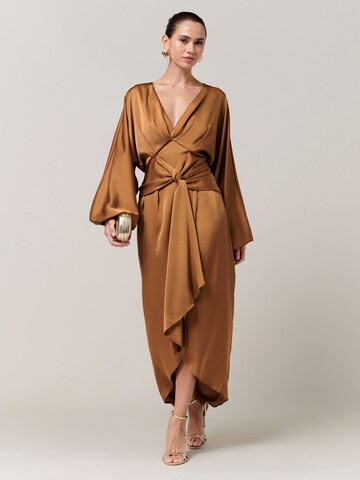 Sável Sukienka 'Irena' w kolorze brązowy: przód