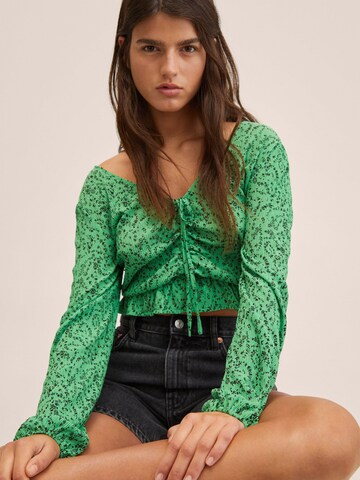 MANGO Shirt 'POMELO' in Grün