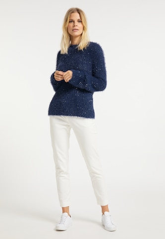 usha WHITE LABEL Sweater in Blue