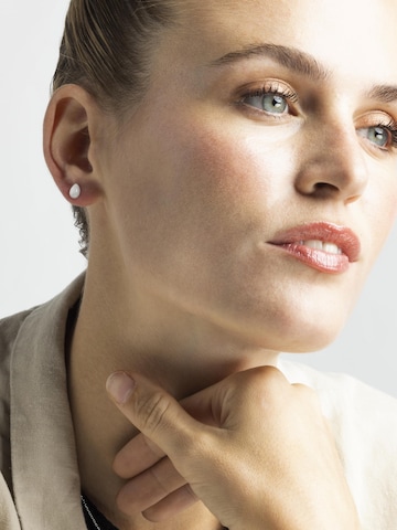 Boucles d'oreilles 'Yedia' Luxenter en blanc