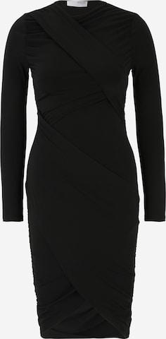 Selected Femme Petite Jurk 'DEMI' in Zwart: voorkant