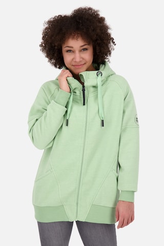 Alife and Kickin Sweat jacket 'MariaAK' in Green: front