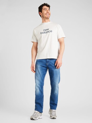 T-Shirt 'Linear' new balance en gris