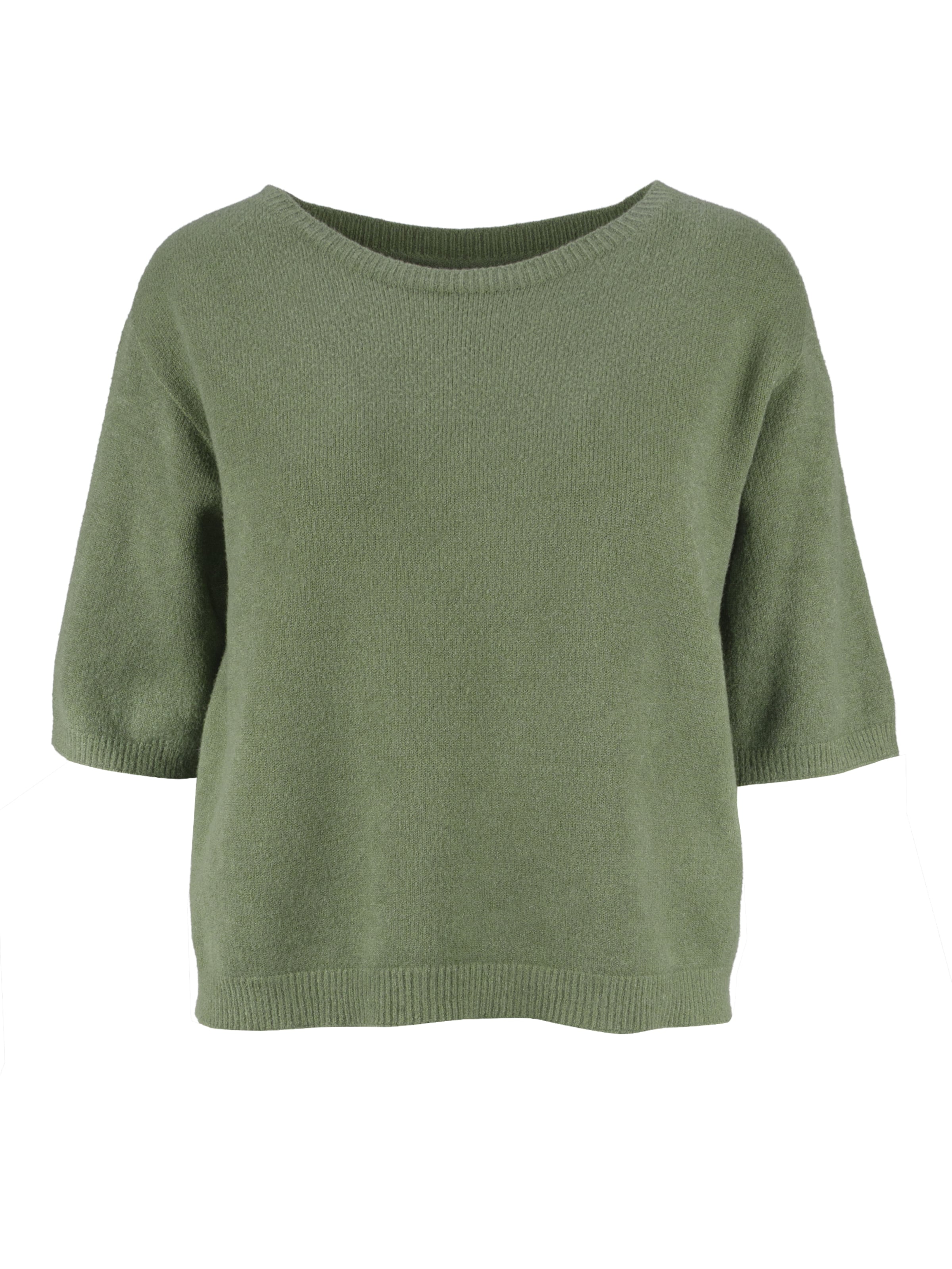 Seasons of April Trui 'MILENA' in Groen: voorkant