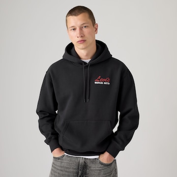 LEVI'S ® - Regular Fit Sweatshirt 'Relaxed Graphic Po' em preto: frente