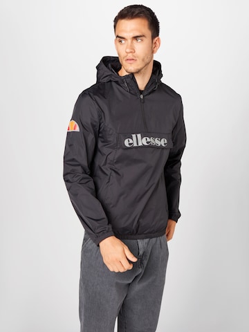 ELLESSE Regular fit Sportjas 'Acera' in Zwart: voorkant