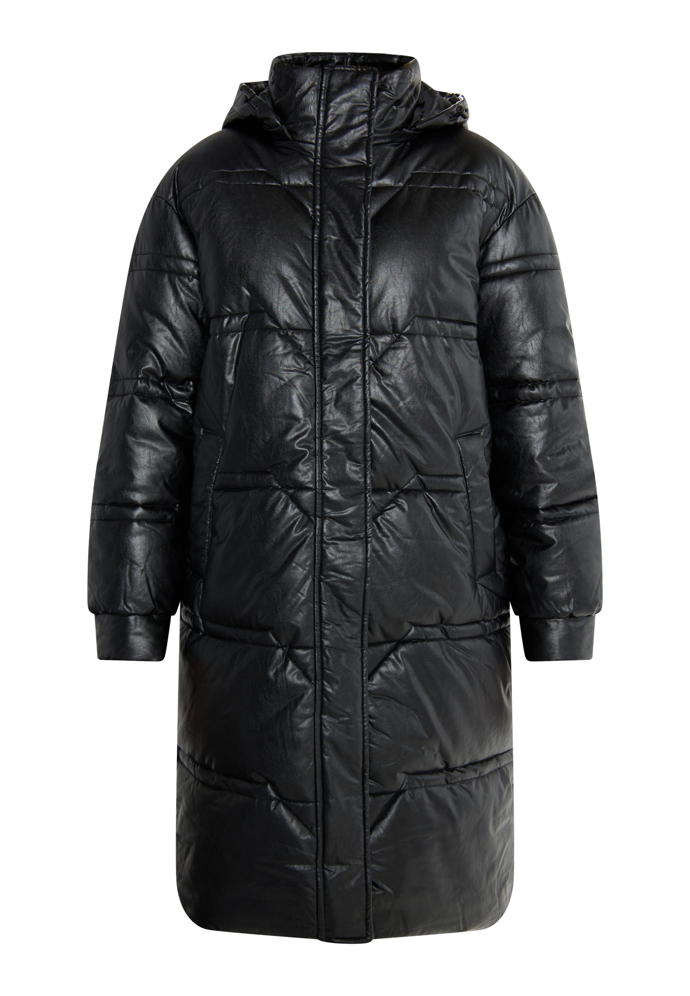 faina Zimný kabát - Čierna: predná strana