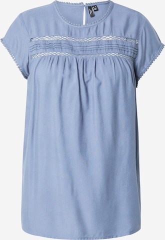 Vero Moda Curve - Blusa 'VMDEBBIE' en azul: frente