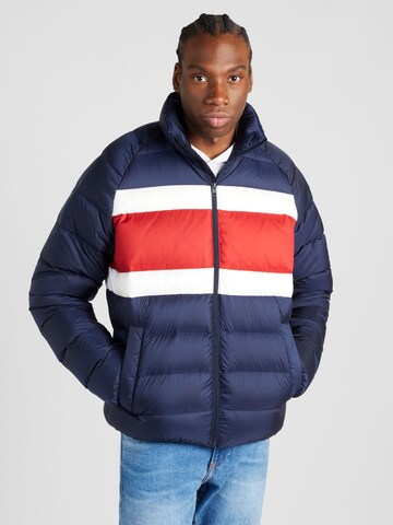 Tommy Jeans Winter Jacket in Blue: front