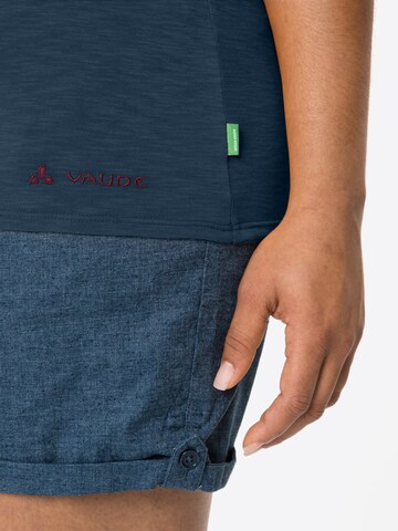 VAUDE Performance shirt 'Moja IV' in Blue