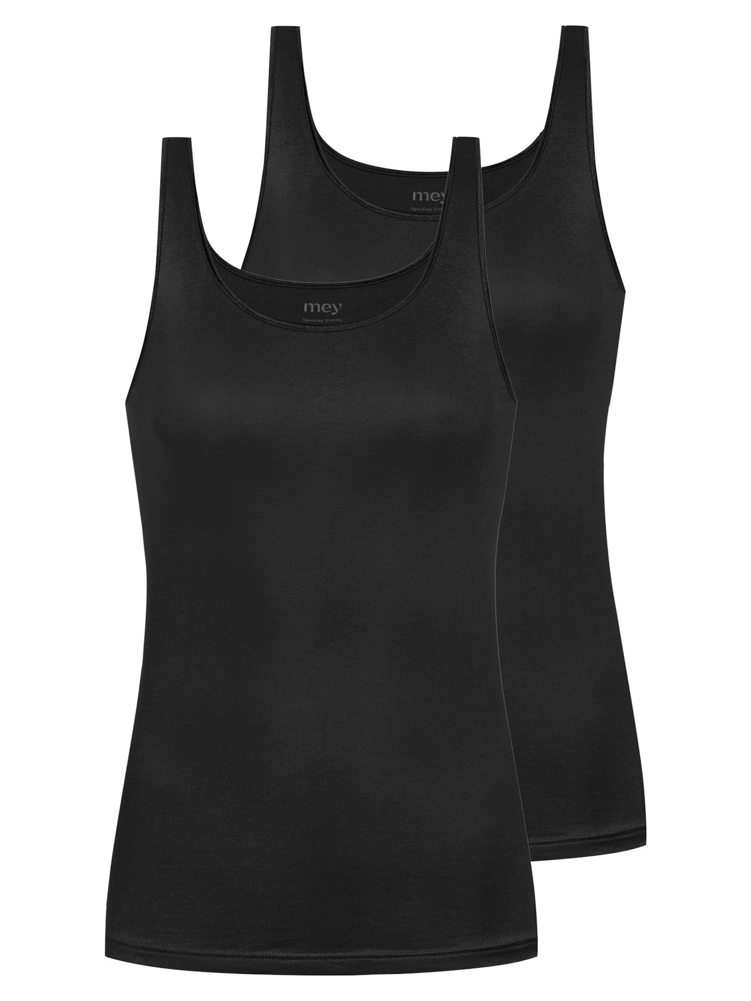 Mey Undershirt 'Emotion' in Black: front
