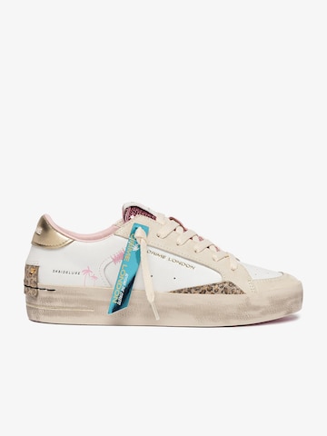 Crime London - Sapatilhas baixas em branco: frente